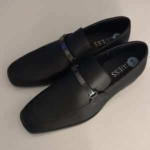 Guess Loafers Mens 8.5 Black Dress Shoes
